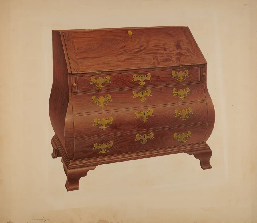 Desk by Isidore Sovensky