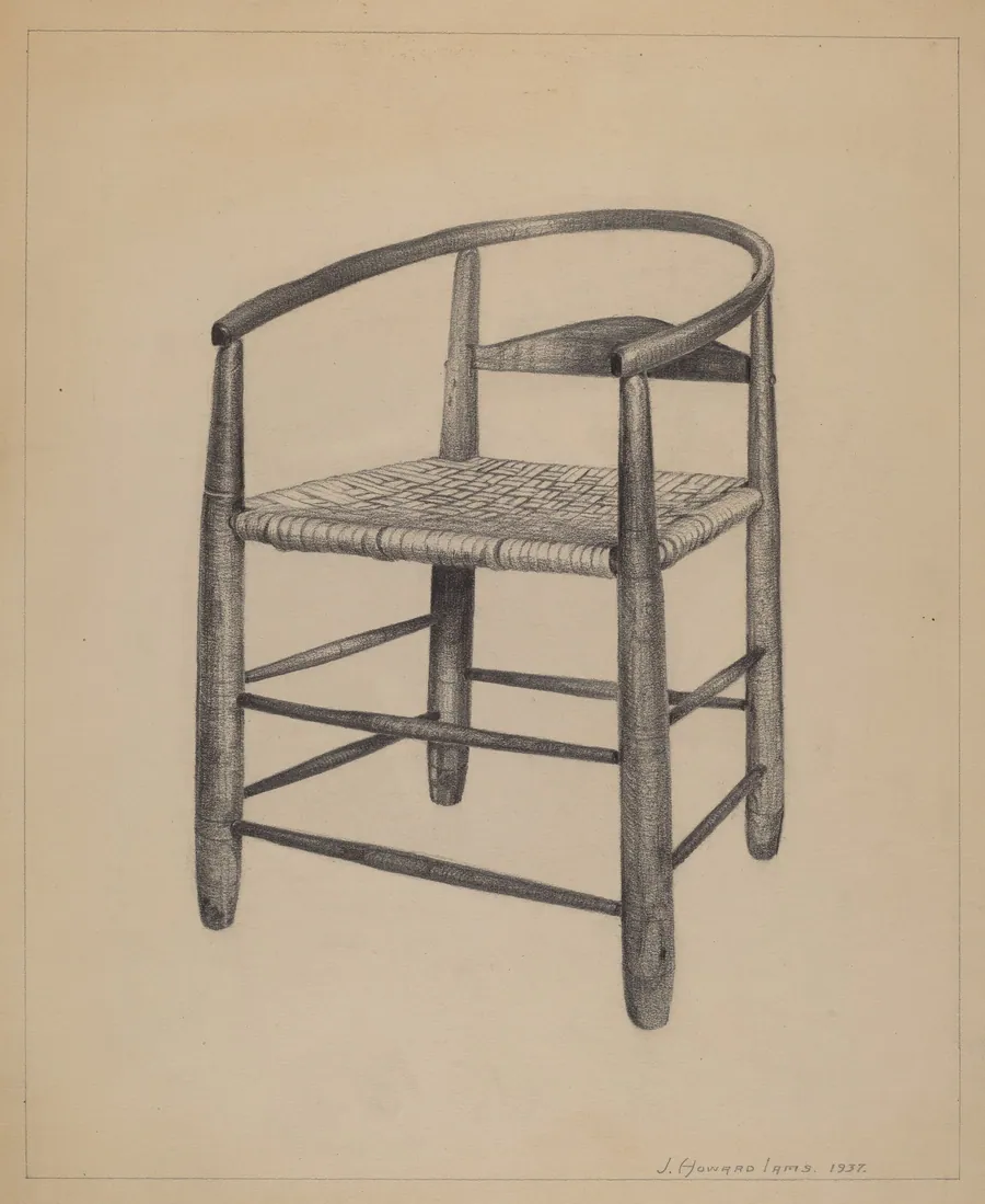 Chair-Round-A-Bout by J. Howard Iams