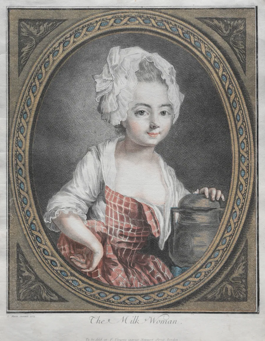 The Milk Woman by Louis-Marin Bonnet