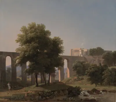 An Aqueduct Near a Fortress