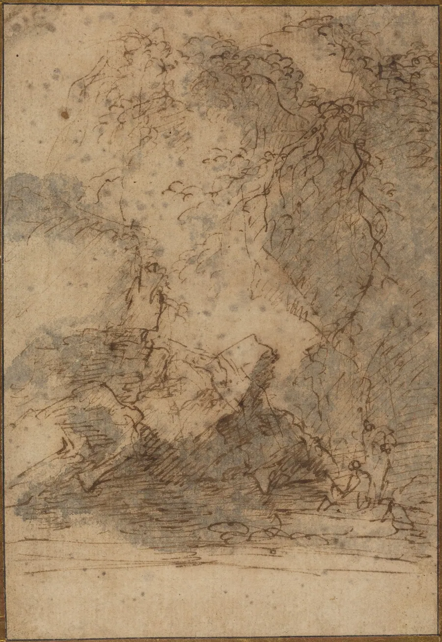 Landscape by Salvator Rosa