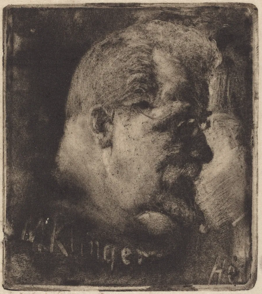 Max Klinger by Hubert von Herkomer