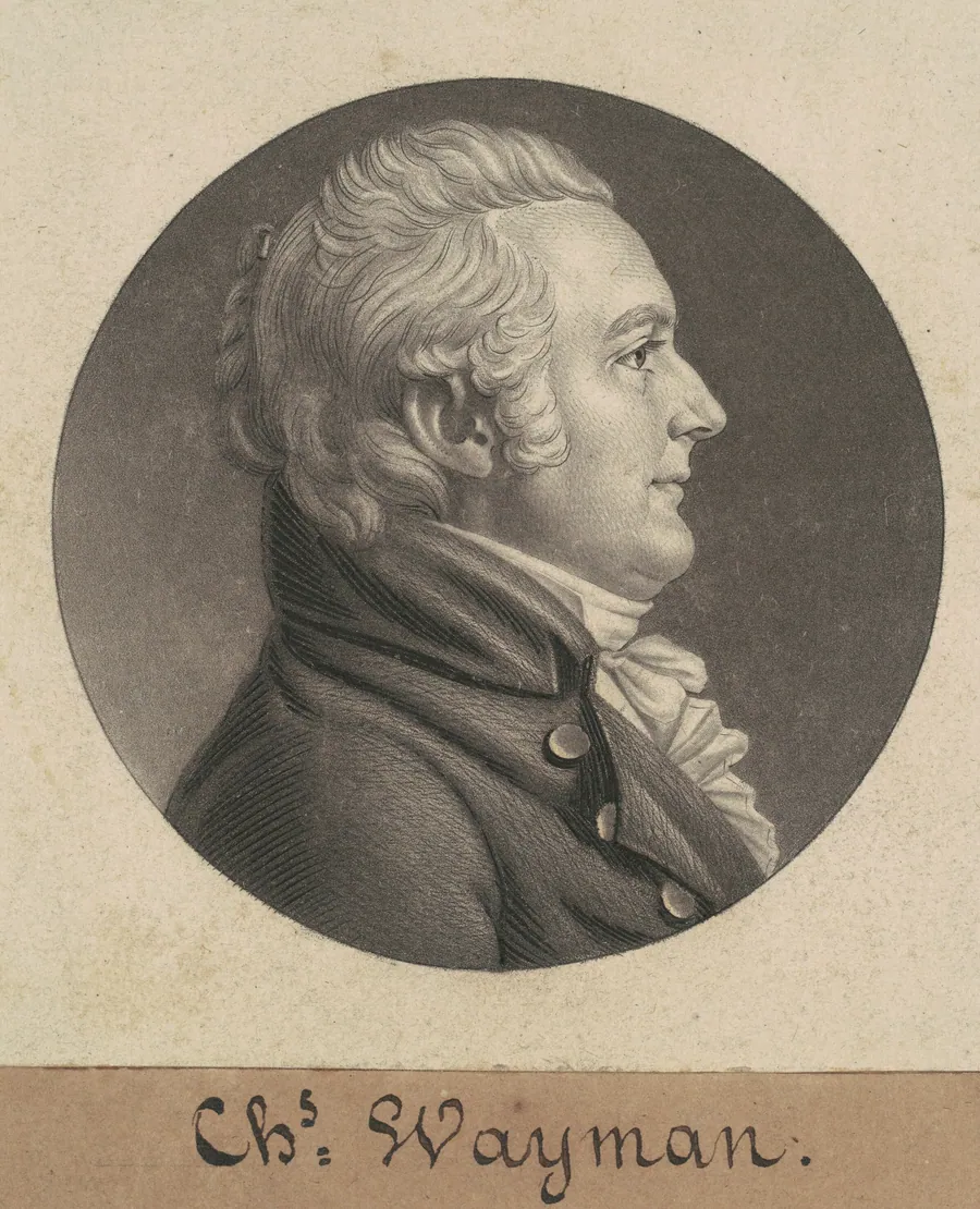 Charles Wayman by Charles B. J. Févret de Saint-Mémin