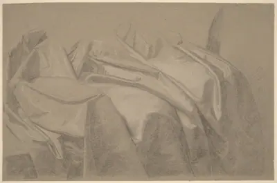 Drapery Study for "Mary and Elizabeth Royall"