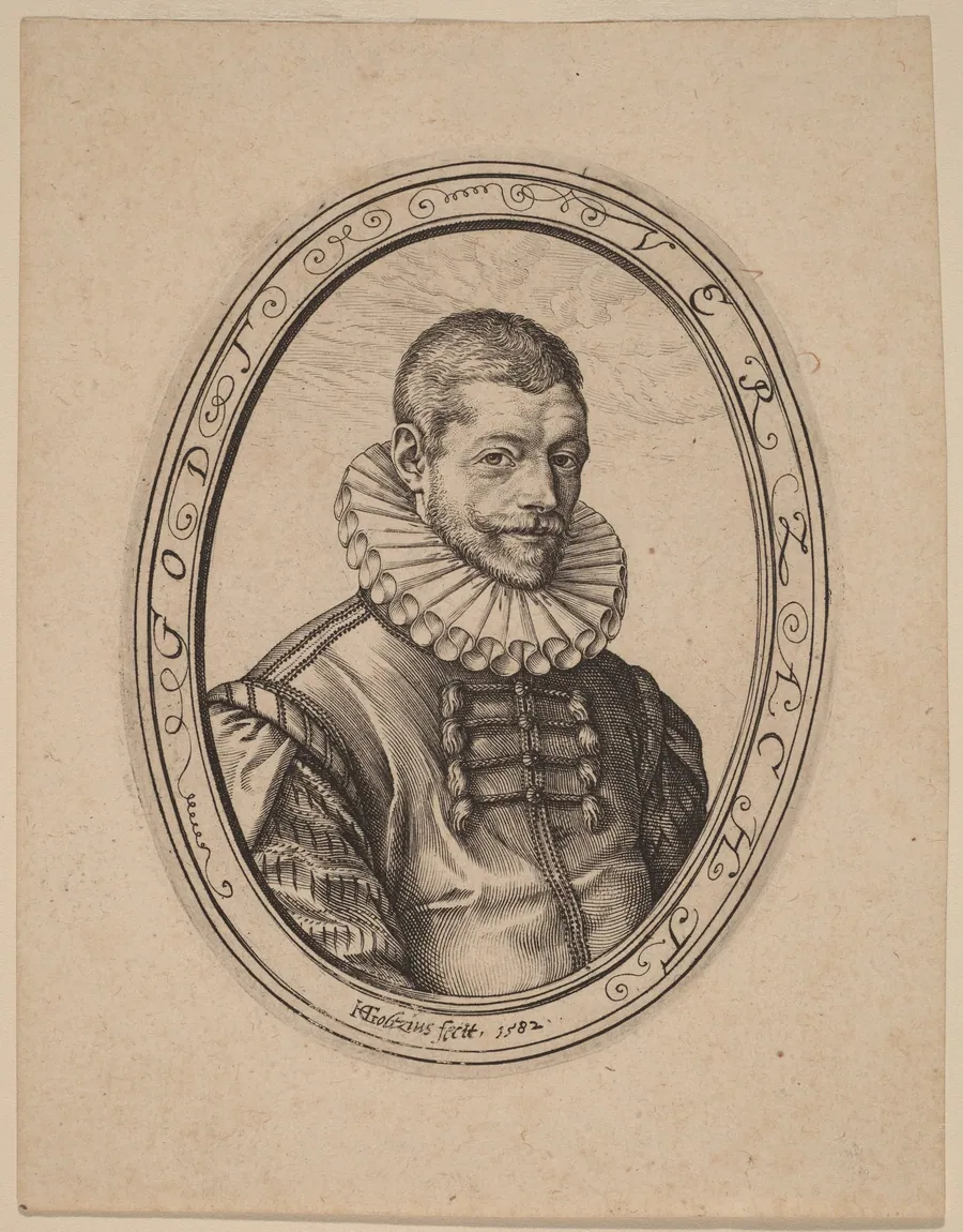 Hans Felbbier by Hendrick Goltzius
