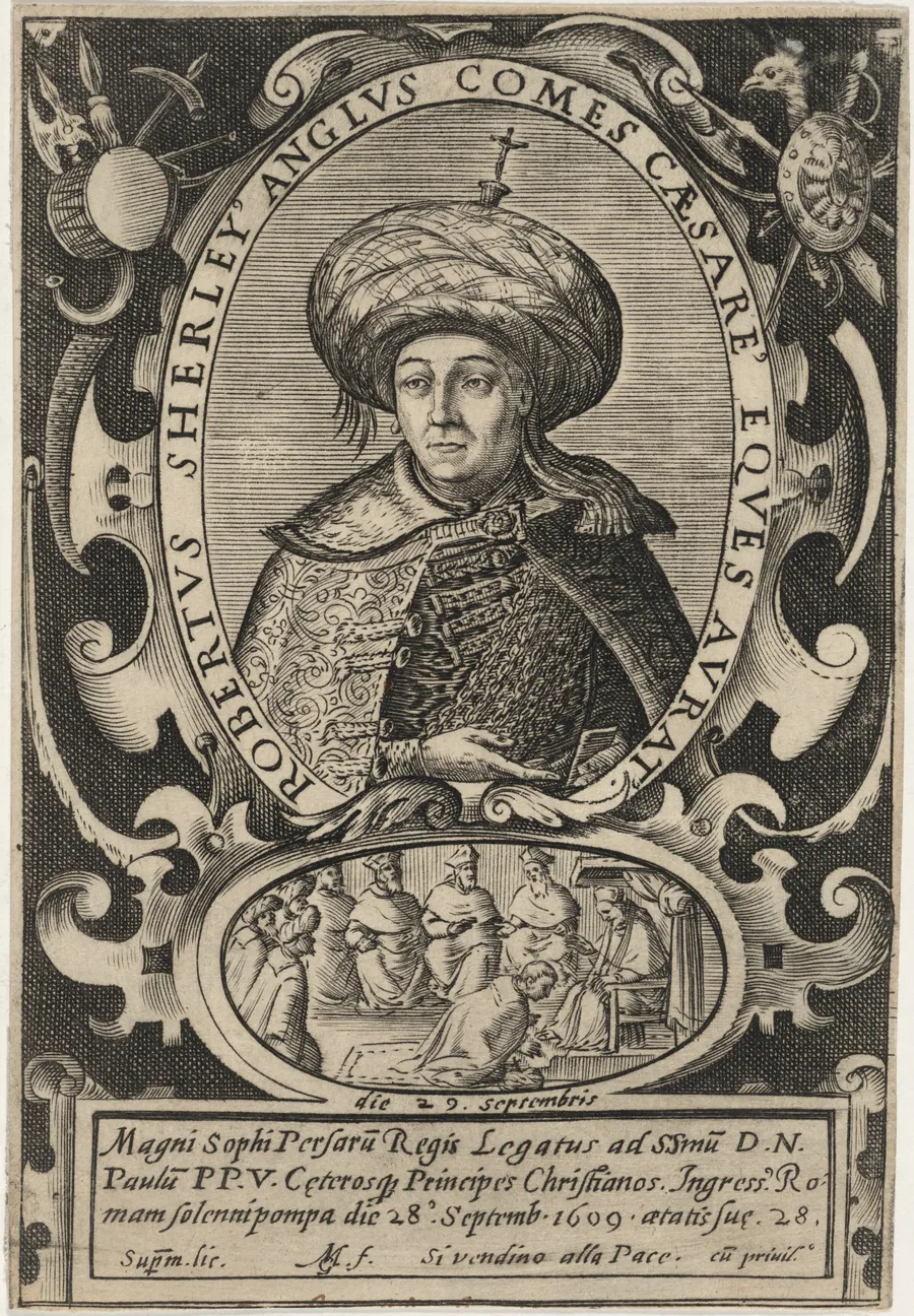 Sir Robert Shirley by Matthaus Greuter