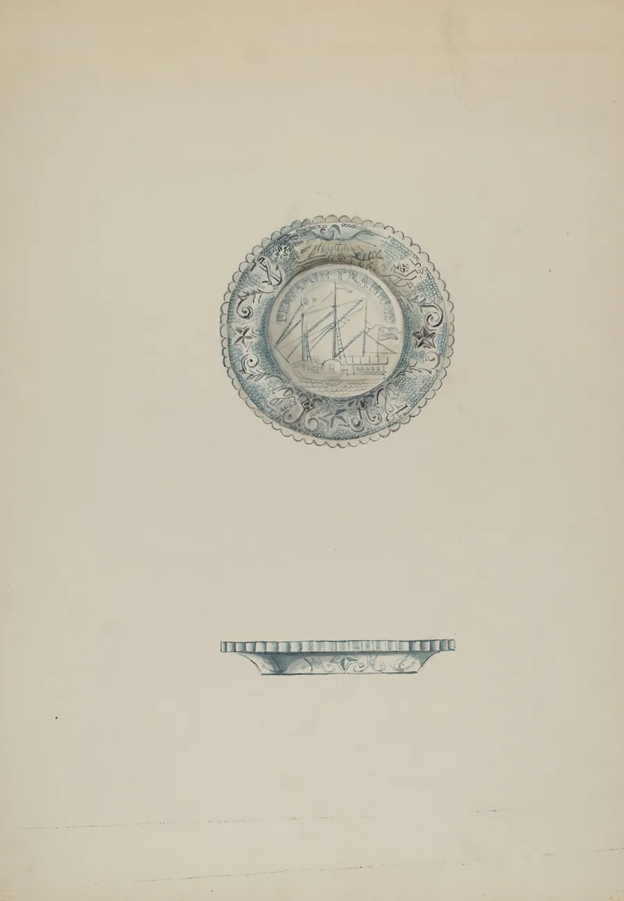 Cup Plate by Roberta Elvis