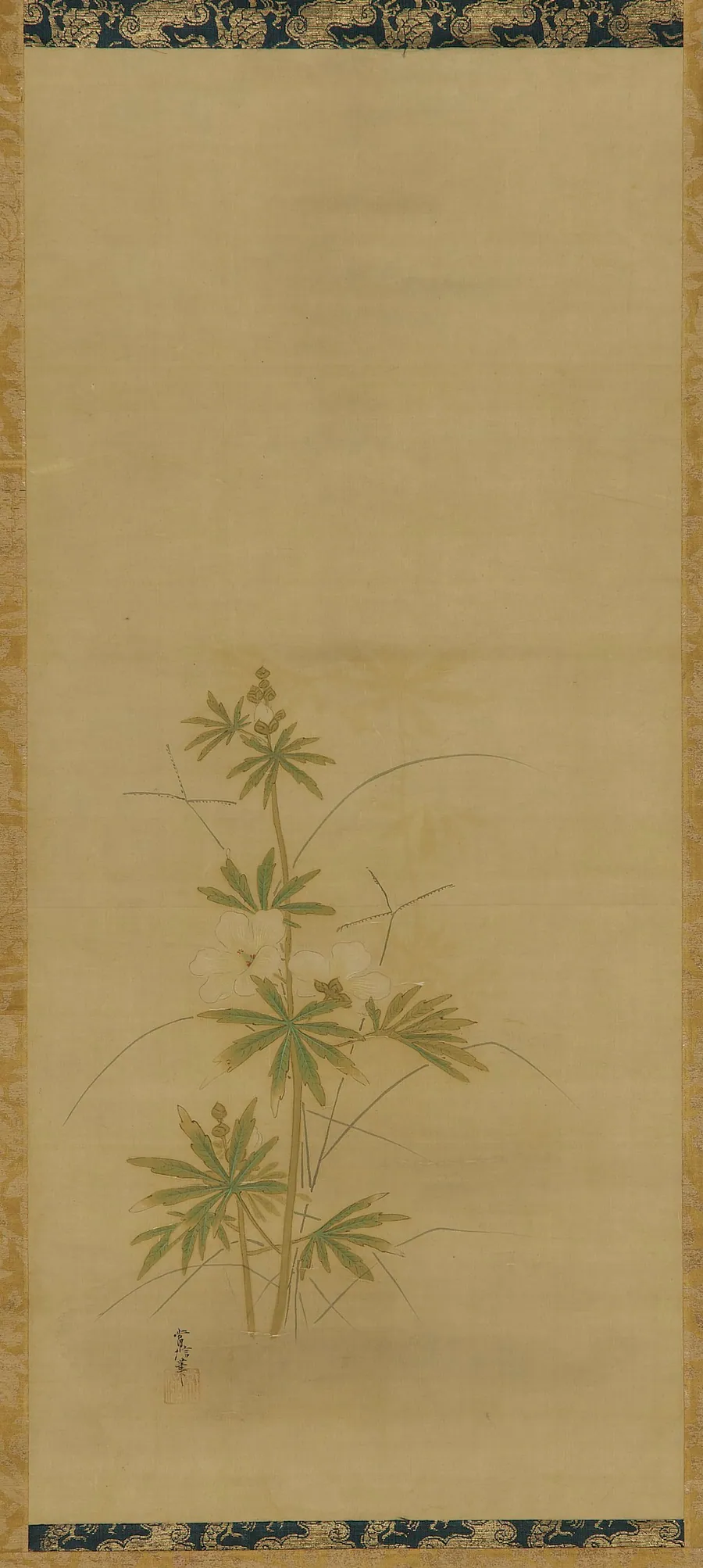 Aibika (part of a set, F1904.379-381) by Kano Tsunenobu 狩野常信 (1636-1713)