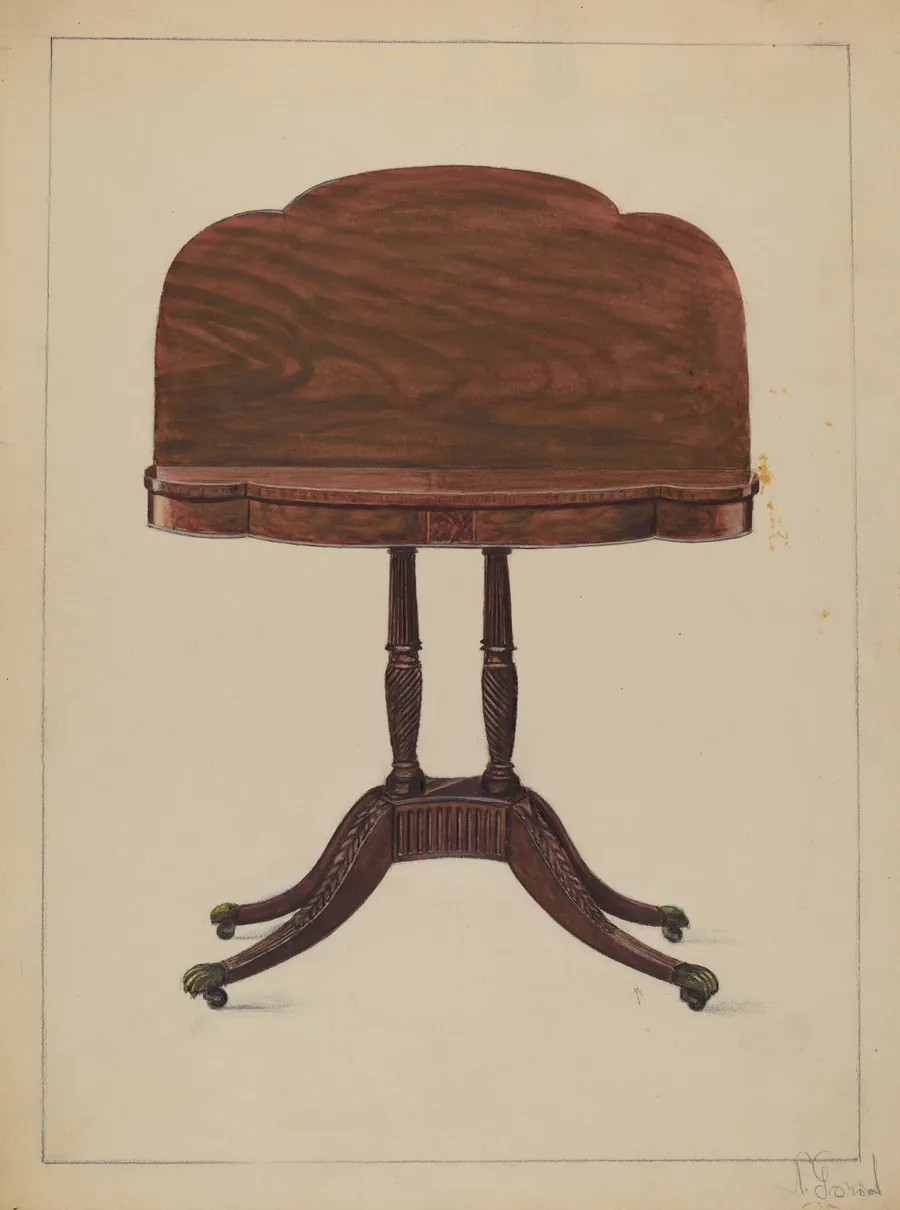 Table Pedestal by Nicholas Gorid