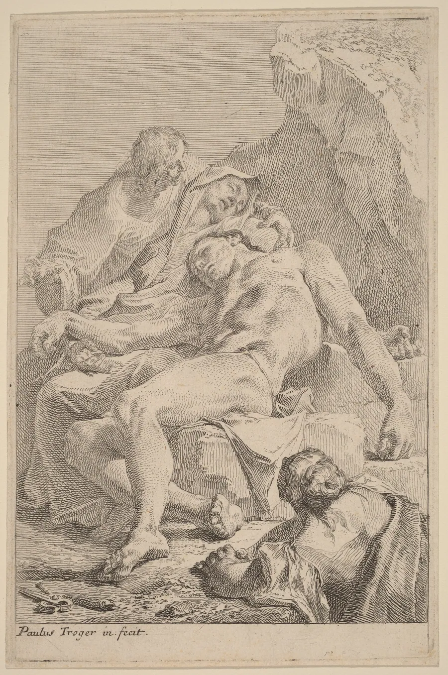 Pietà by Paul Troger