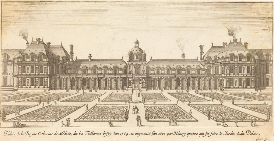 Palais de la Reyne Catherine de Medicis by Israël Silvestre