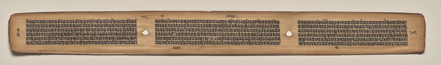 Text, Folio 103 (verso), from a Manuscript of the Perfection of Wisdom in Eight Thousand Lines (Ashtasahasrika Prajnaparamita-sutra)