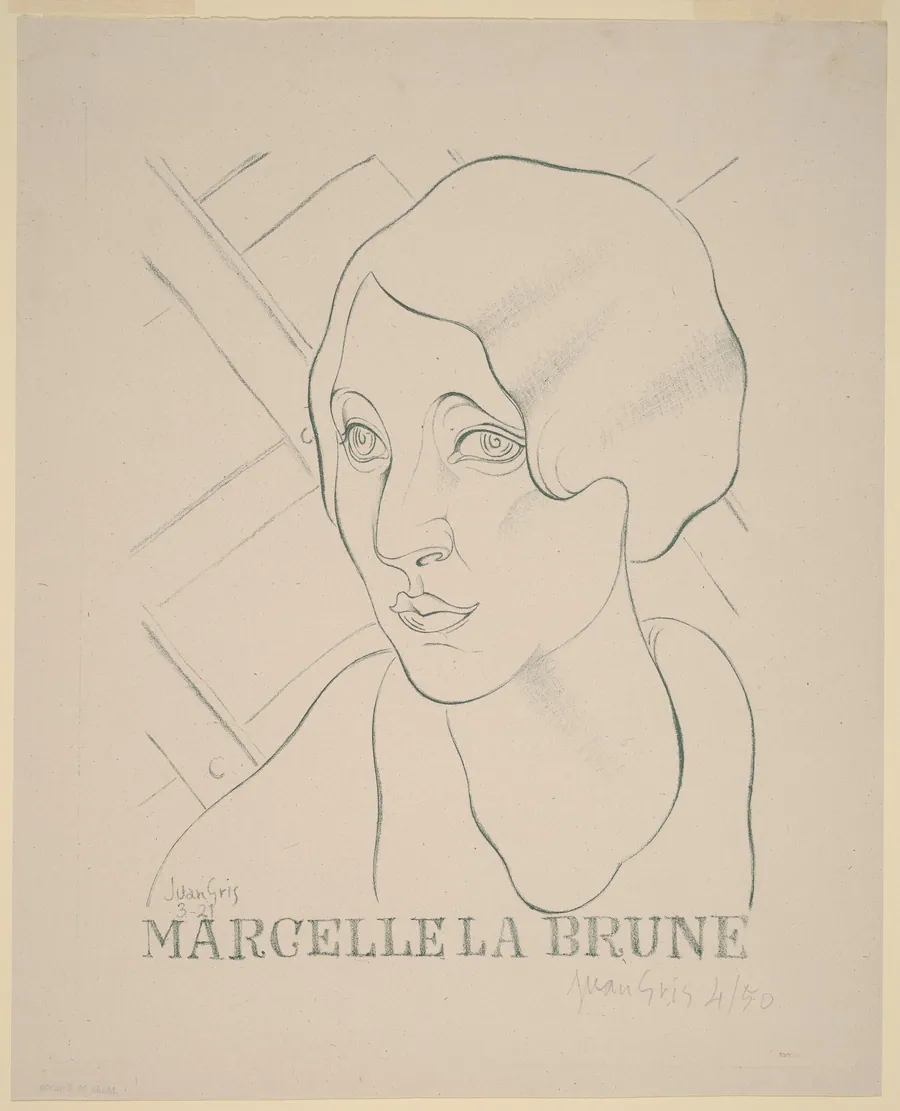 Marcelle la Brune by Juan Gris