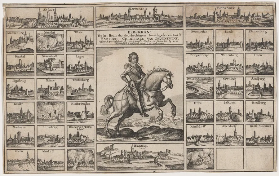 Hartoch Christian of Brunswick by Claes Jansz Visscher