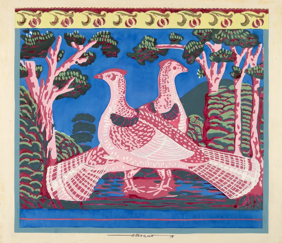 Bandbox Design (Grouse) by Harold Merriam