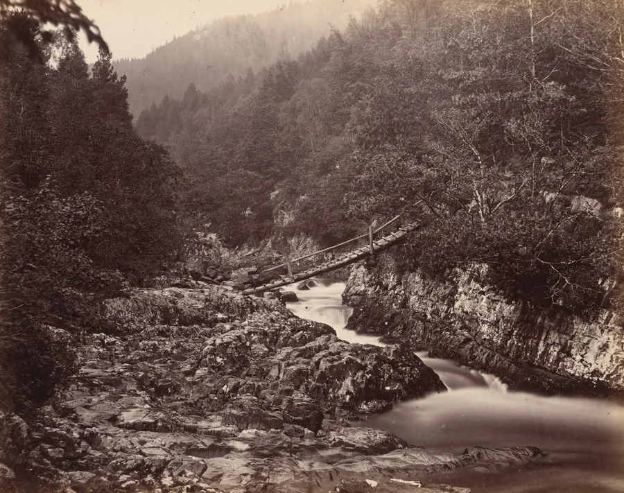 Miner's Bridge, Wales by Henry White