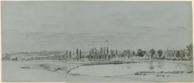 Extensive Landscape with a Pond