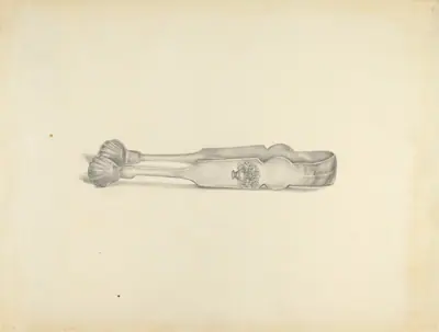 Silver Sugar Tongs