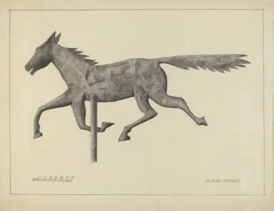 Prairie Horse Weather Vane