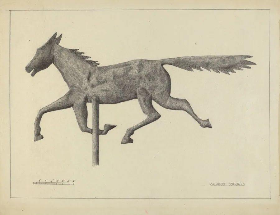 Prairie Horse Weather Vane by Salvatore Borrazzo