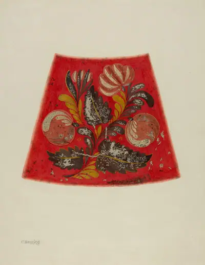 Toleware Coffee Pot