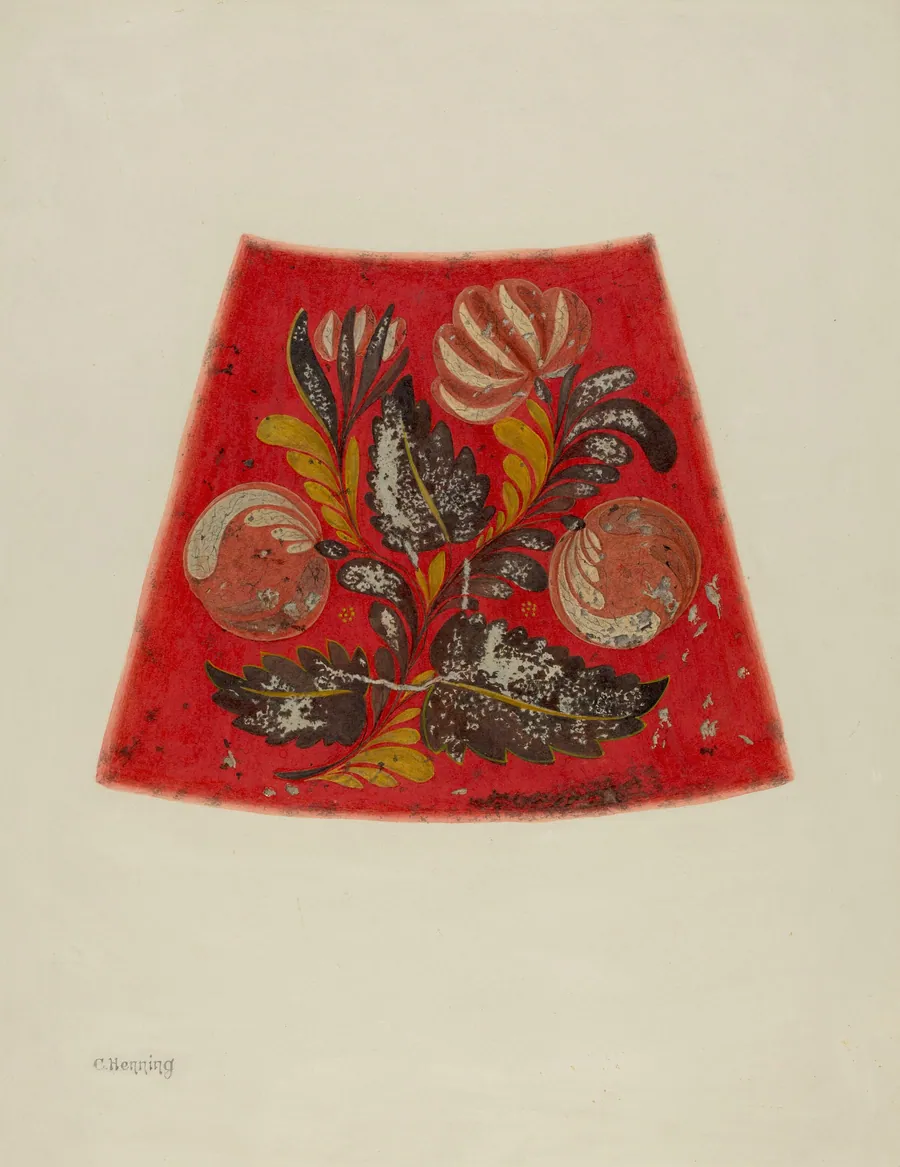 Toleware Coffee Pot by Charles Henning