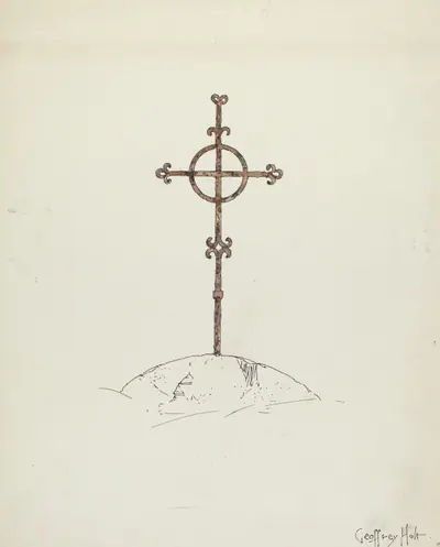 Wrought Iron Cross