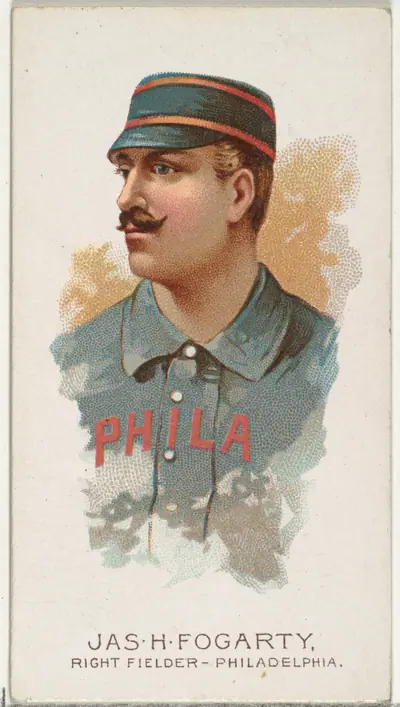 James H. Fogarty, Baseball Player, Right Fielder, Philadelphia, from World's Champions, Series 2 (N29) for Allen & Ginter Cigarettes
