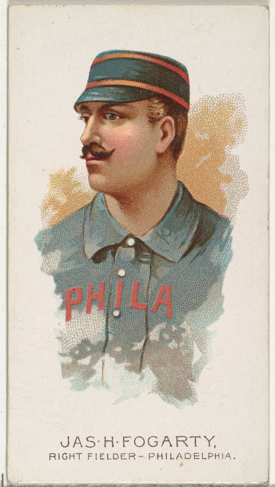 James H. Fogarty, Baseball Player, Right Fielder, Philadelphia, from World's Champions, Series 2 (N29) for Allen & Ginter Cigarettes by Lindner, Eddy & Claus