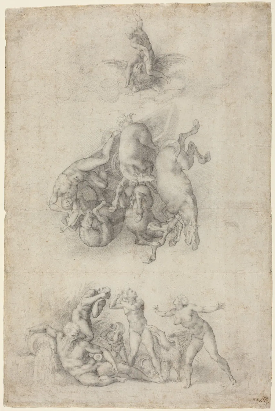 The Fall of Phaethon by Agnolo Bronzino