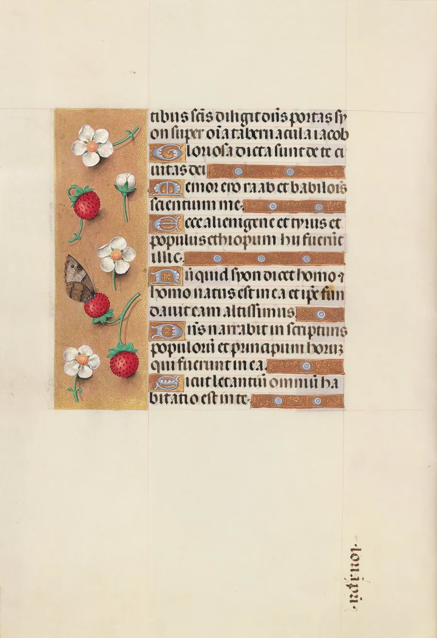 Hours of Queen Isabella the Catholic, Queen of Spain:  Fol. 106v by Master of the First Prayerbook of Maximillian