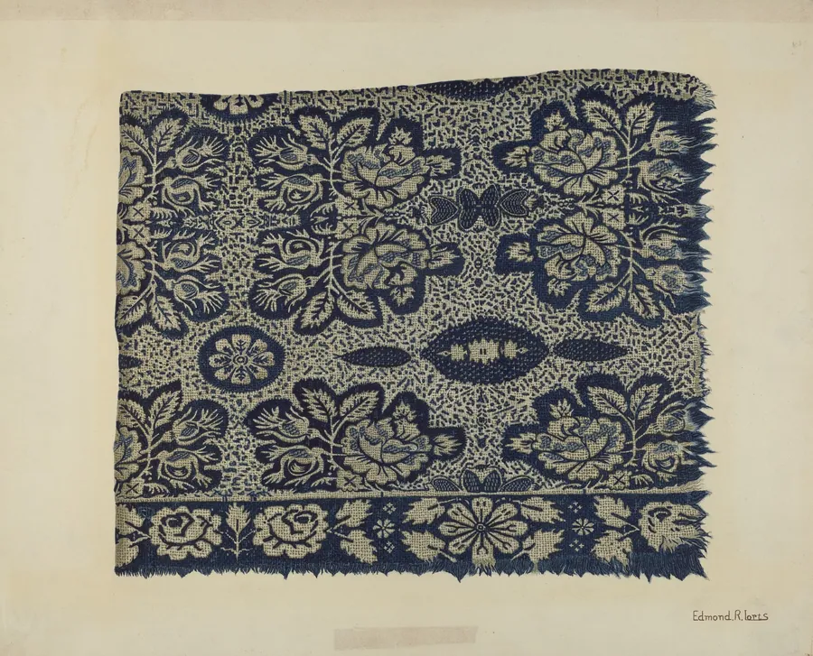 Woolen Coverlet by Edmond Lorts