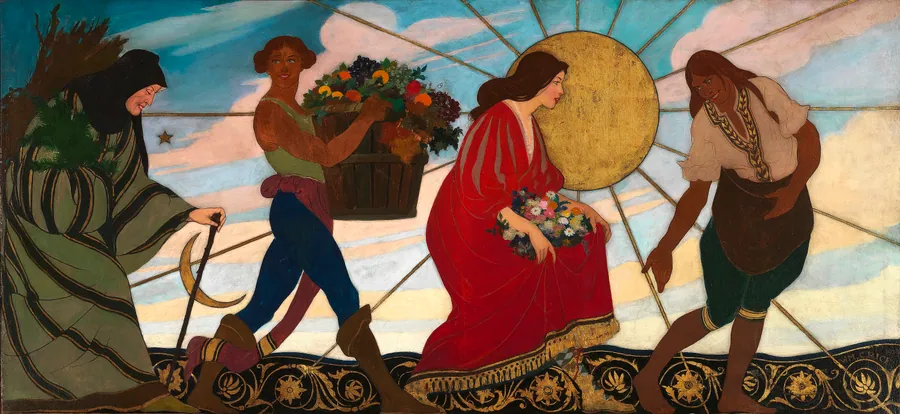 The Four Seasons by William Clarke Rice, born Brooklyn, NY 1875-died New York City 1928