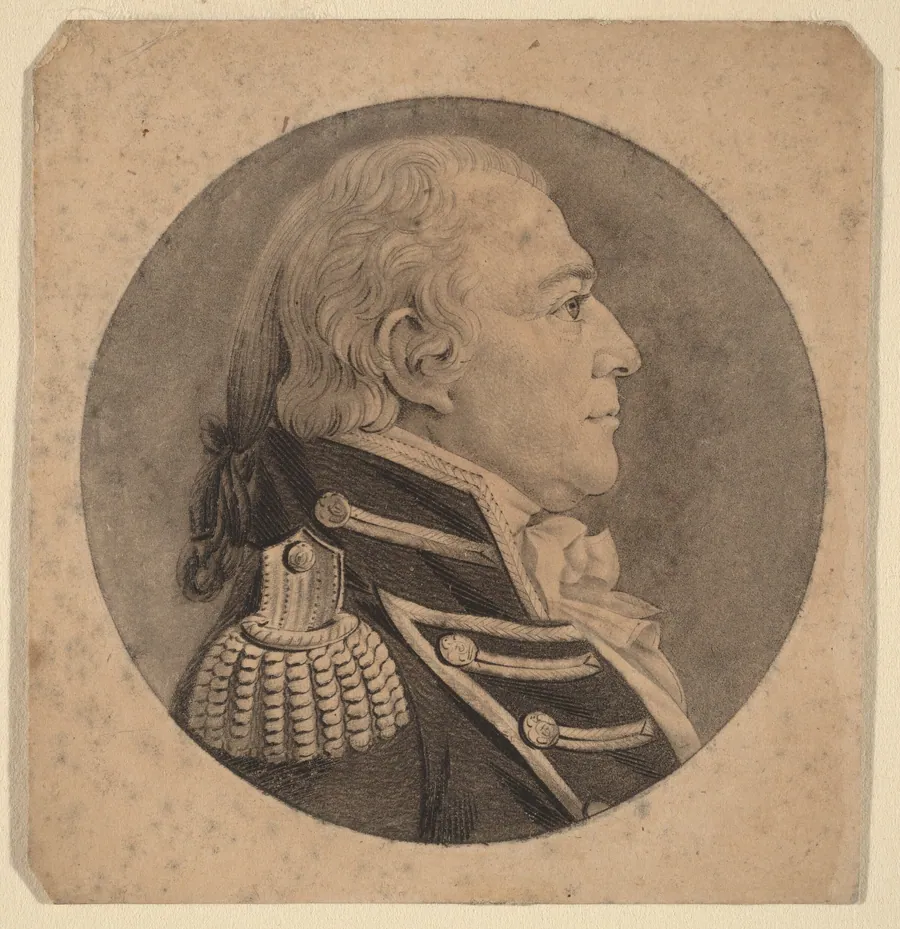 Thomas Tingey by Charles B. J. Févret de Saint-Mémin