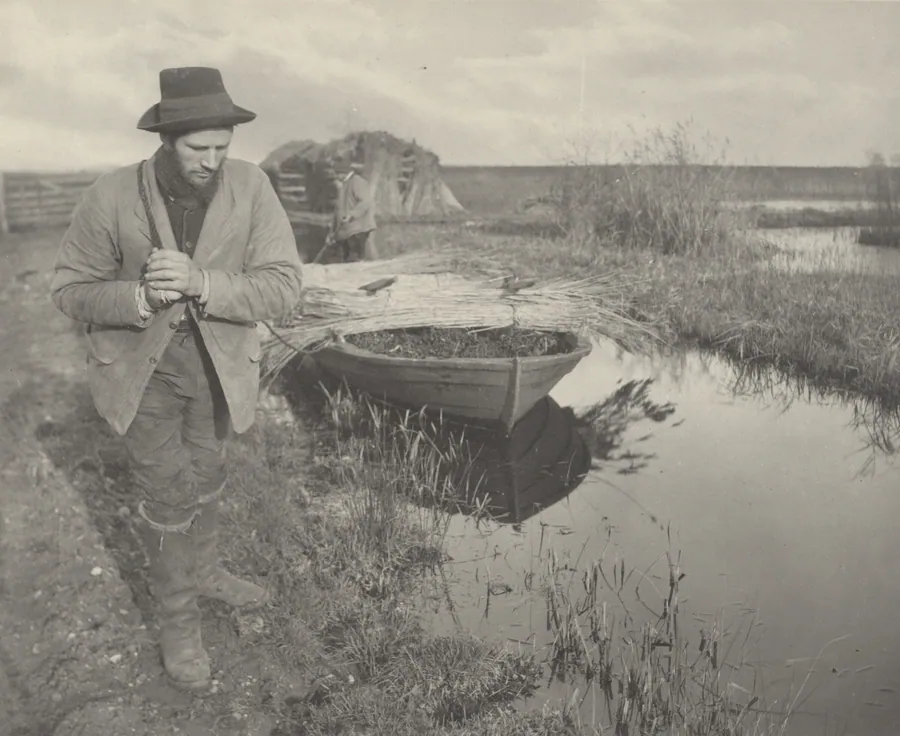 Towing the Reed by Peter Henry Emerson