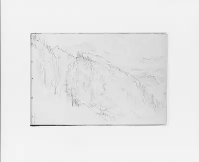Mountainside (from Sketchbook X)