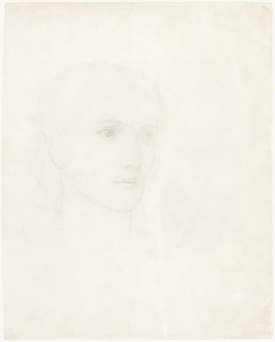 Head of a Woman by Thomas Melhuis Strudwick