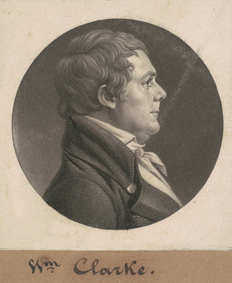 William Clark by Charles B. J. Févret de Saint-Mémin