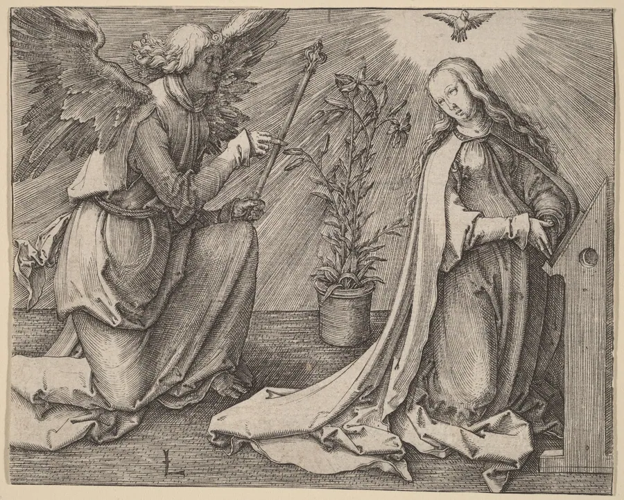 The Annunciation by Lucas van Leyden
