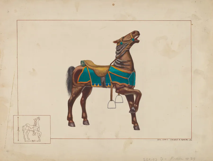 Carousel Horse by Ernest A. Towers, Jr.