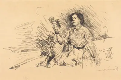 Lesendes Mädchen (Girl Reading)