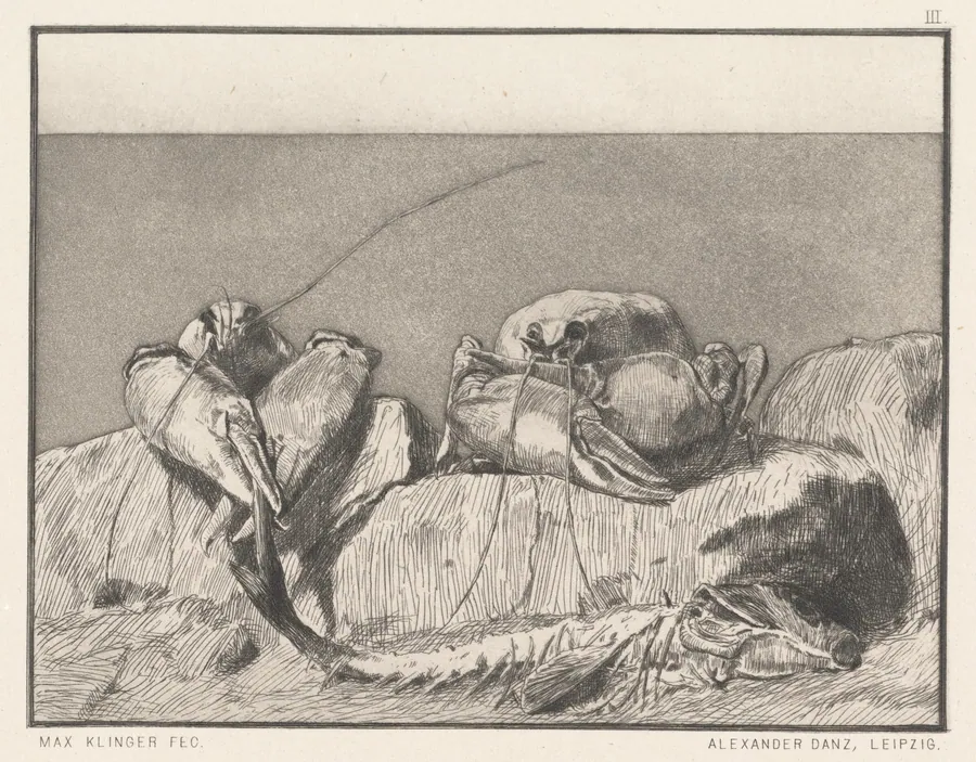 Siesta I: pl.3 by Max Klinger
