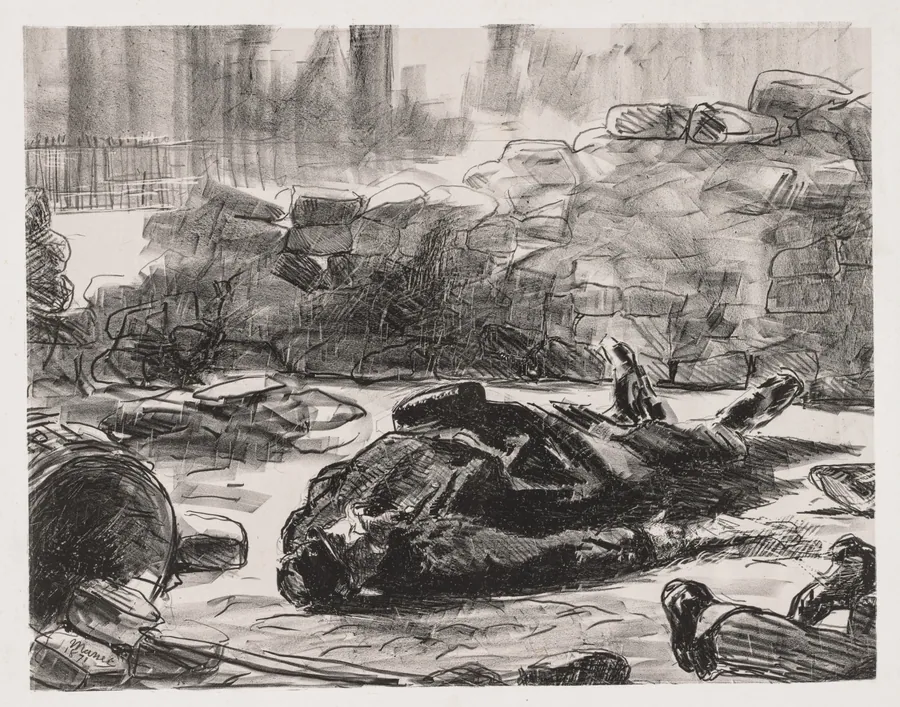 Civil War (Scene of the Commune of Paris) by Édouard Manet