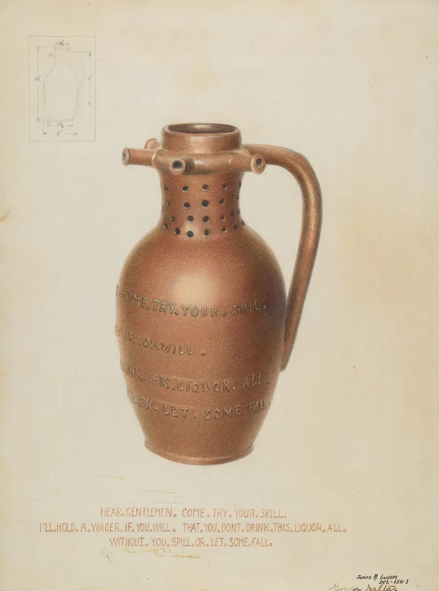 Trick Drinking Mug by James M. Lawson