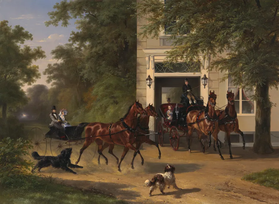 August Belmont and Isabel Perry by Wouterus Verschuur, 11 Jun 1812 - 4 Jul 1874