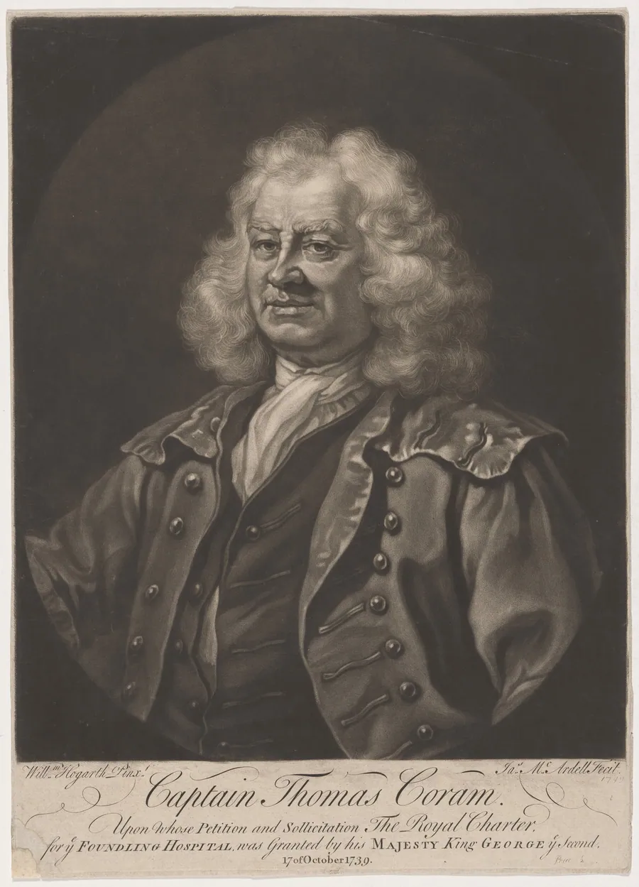 Captain Thomas Coram by James MacArdell
