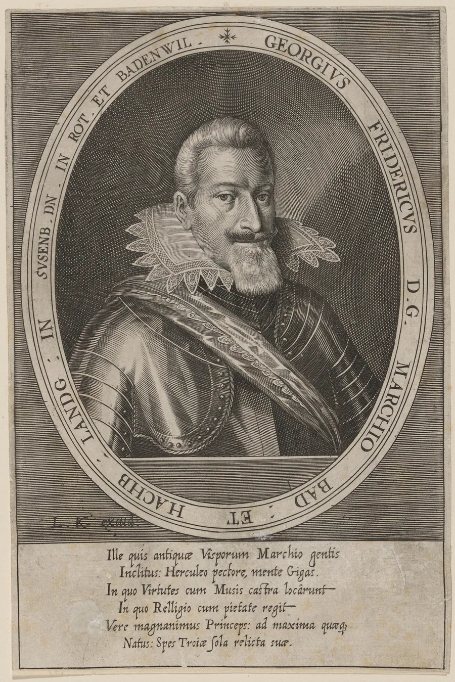 George Frederick, Margrave of Baden by Lucas Kilian