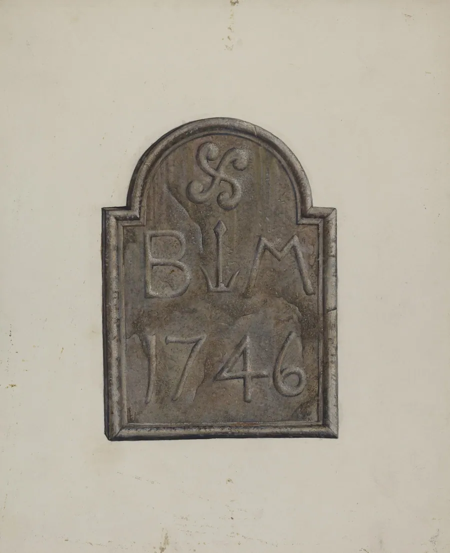 Carved Date Stone by Leslie Macklem