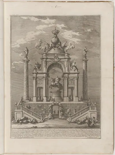 The Prima Macchina for the Chinea of 1751: Triumphal Arch for Roger I of Sicily