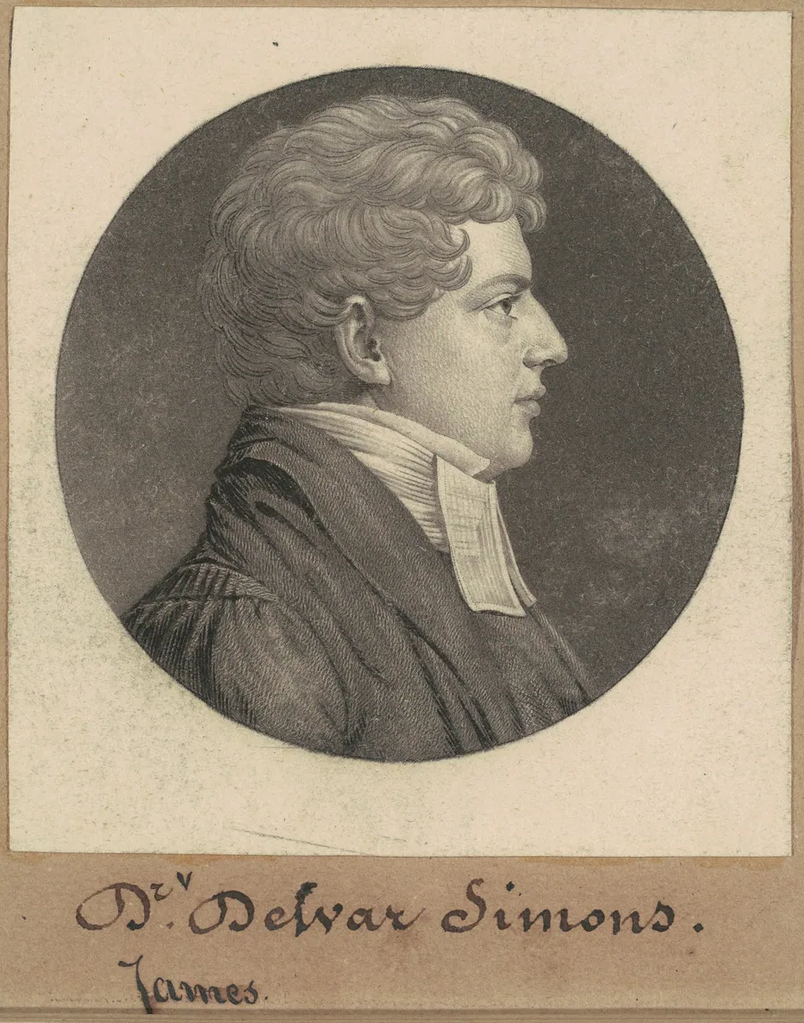 James Dewar Simons by Charles B. J. Févret de Saint-Mémin